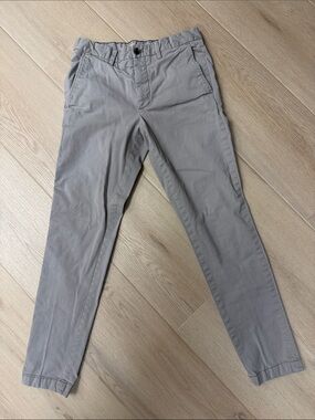 Banana Republic Men's Slim Stretch Chinos - Light Gray